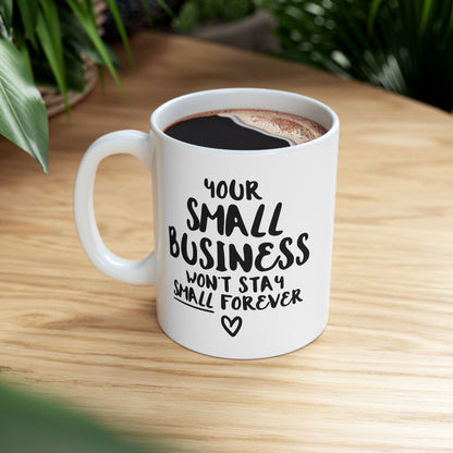 Your Small Business Won´t Stay Small Forever (11oz, 15oz)